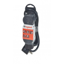 Rallonge multiprise 3 prises de courant 2P+T...