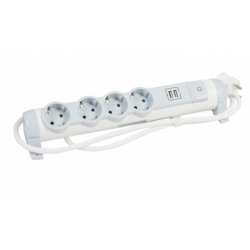 multiprises avec chargeurs USB 2,4 A - norme...