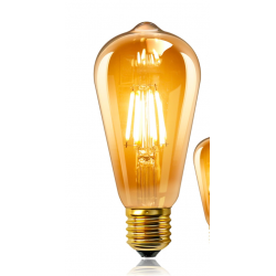Ampoule LED Edison E27 Vintage 6W, 600LM Blanc...