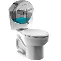Réservoir WC à basculement sans mécanisme -...