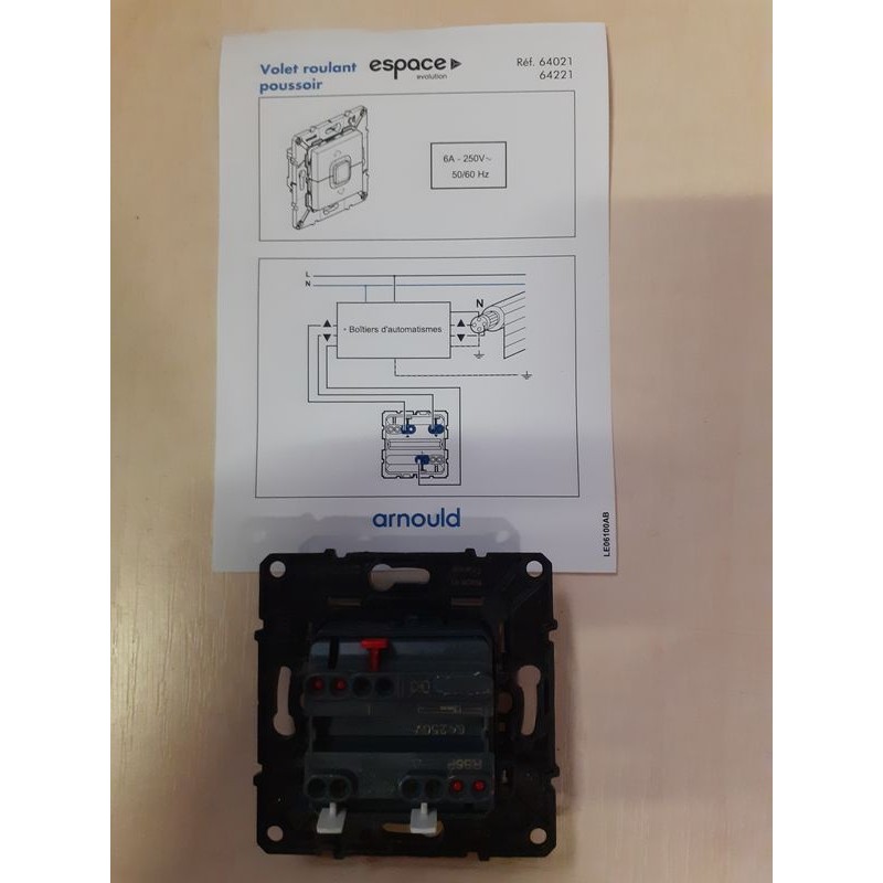 Double Interrupteur Et Poussoir Magnesium Arnould Espace Evo à Lézignan La Cèbe 23336978