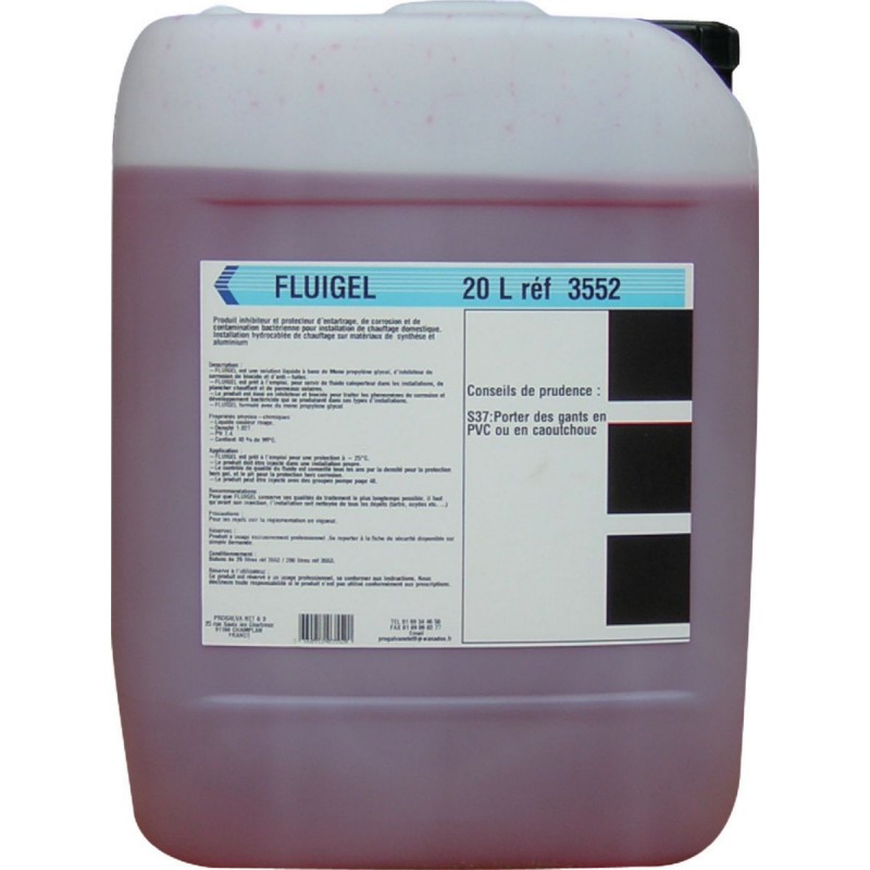 Fluide FLUIGEL (antigel) caloporteur GLYCOL 20L