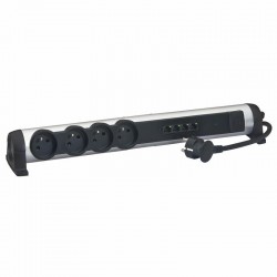 Rallonge 4 prises + switch 4 RJ 45 + parafoudre...