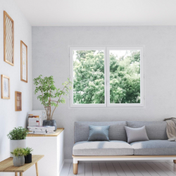 Fenêtre PVC Brico Essentiel blanc H.115 x l.120...