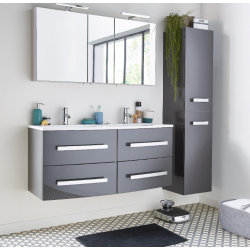 Plan vasque double 122 cm