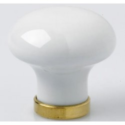 Bouton de meuble MERIGOUS blanc porcelaine