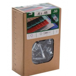 Vis Hexagonale toiture + Joint EPDM 6.3X45 50PCS