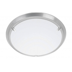 Brilliant Livorno Plafonnier LED titane, blanc