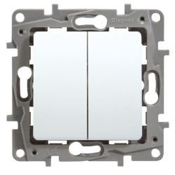 Legrand - Double va-et-vient niloé - 10 ax -...