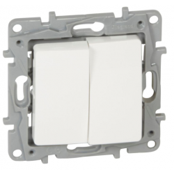 Poussoir simple Niloé 6A 250V~ NO-NF - finition...