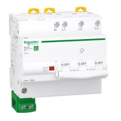 Resi9 - parafoudre - 10kA - 3P+N avec accessoires