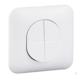 Ovalis - Double va-et-vient - 10AX - fixation...