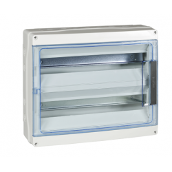 Coffret 36 modules 2X18 IP65 entrées souples